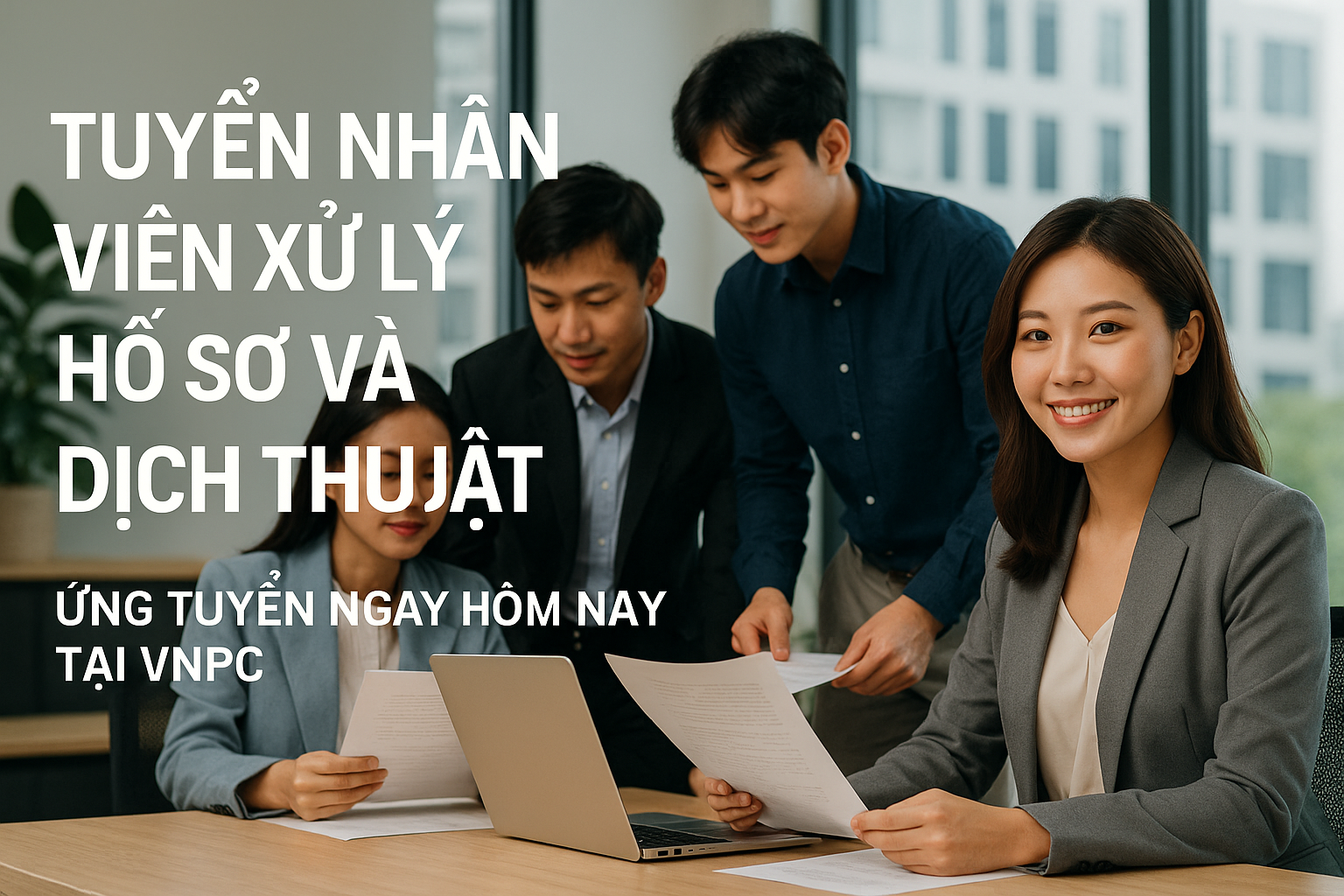 Tuyển Nhân Viên Xử Lý Hồ Sơ Và Dịch Thuật